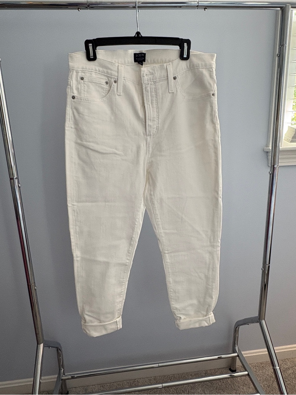 J. Crew White Slim Straight Women's Jeans